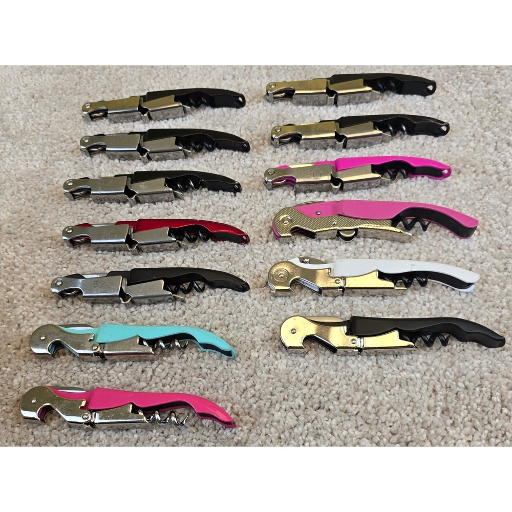 14pc Premium Waiter's Corkscrew Lot Coutale Pulltex Houdini Rabbit Two Step HYZ